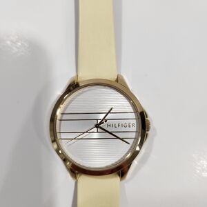 Tommy Hilfiger yellow quartz watch